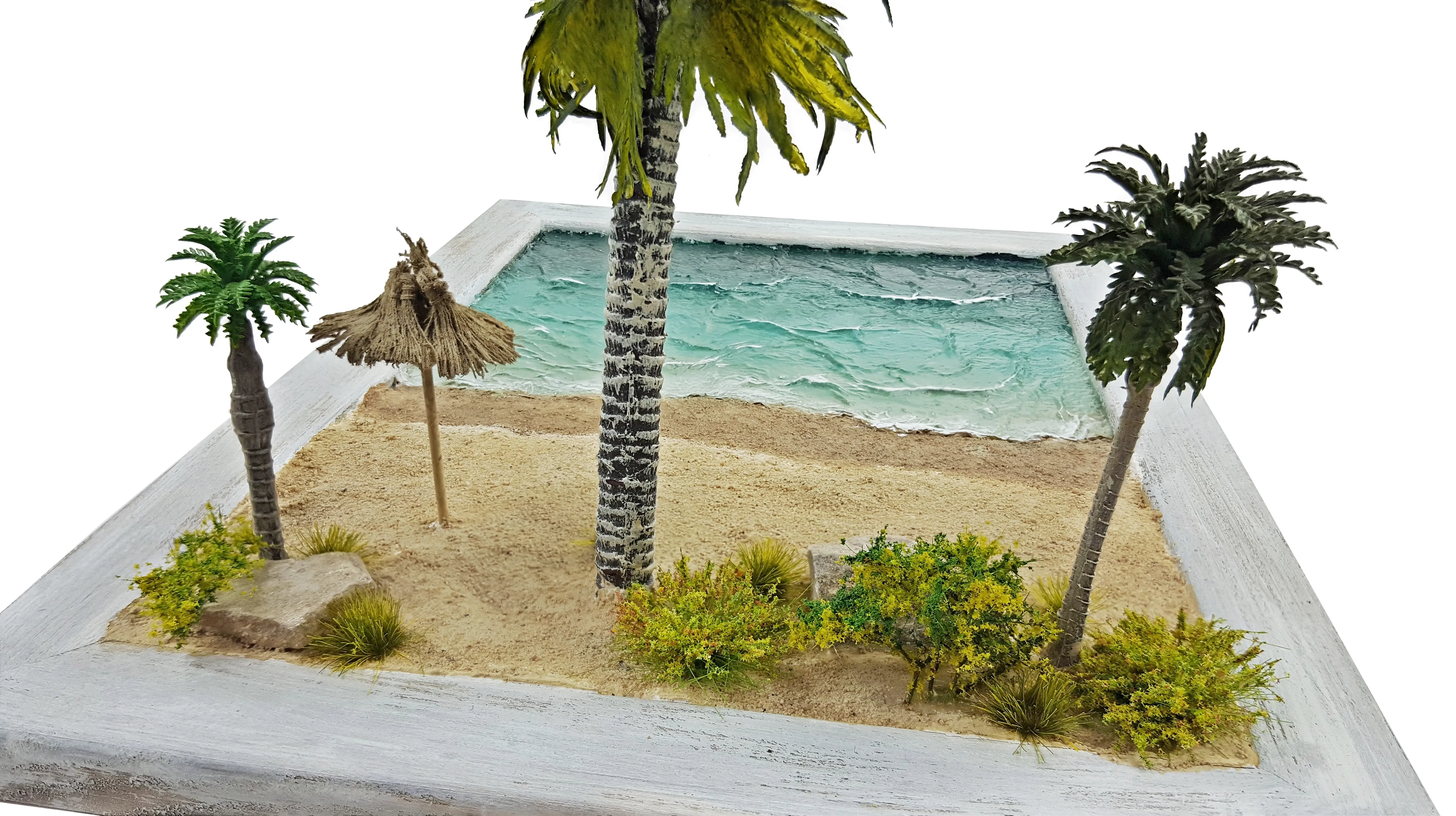 Beach diorama in 1:87 scale (H0)