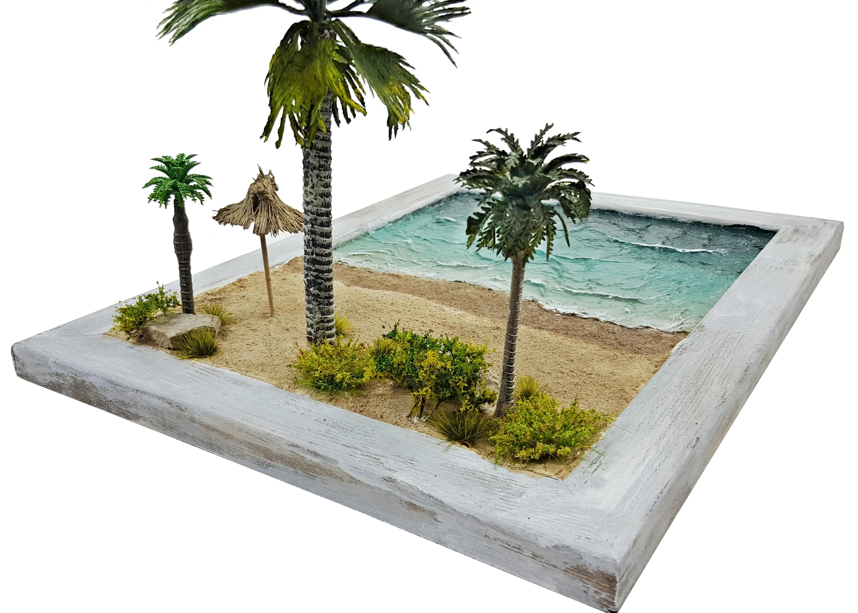 Tropical scenery miniature diorama
