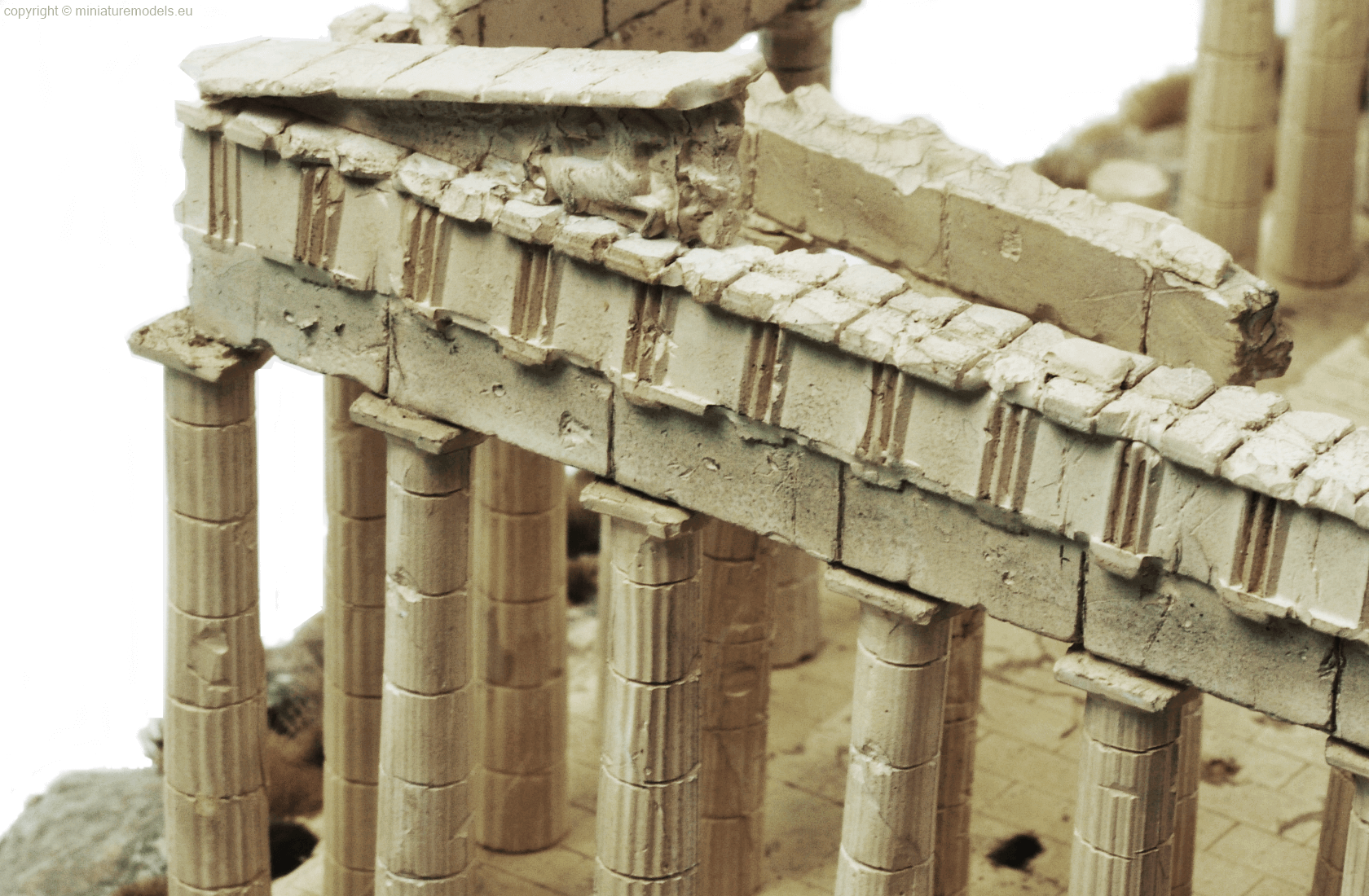 Parthenon model horse marble