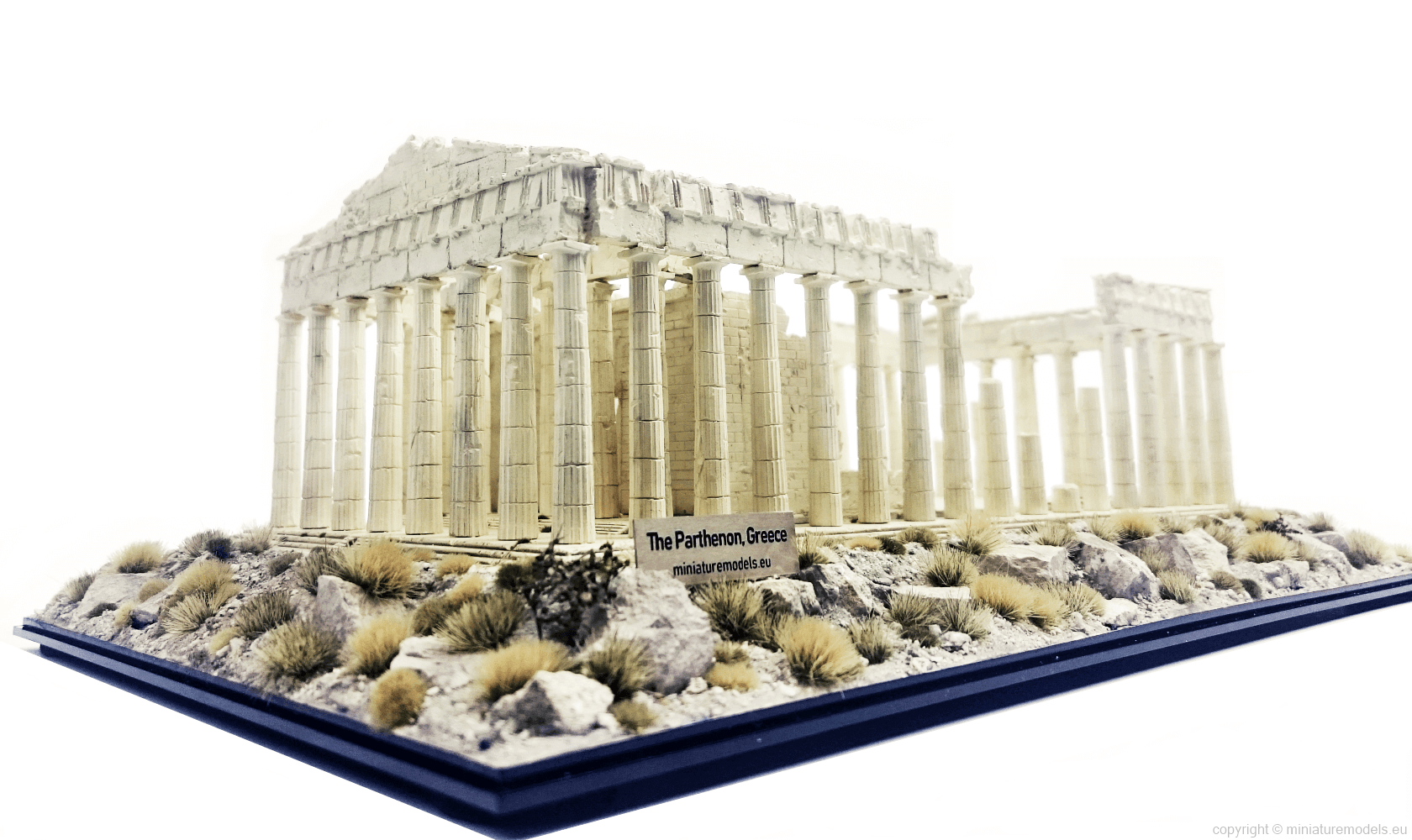 Parthenon ruins miniature model