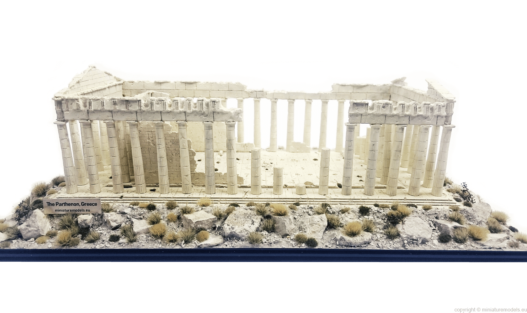 South view of the Parthenon model