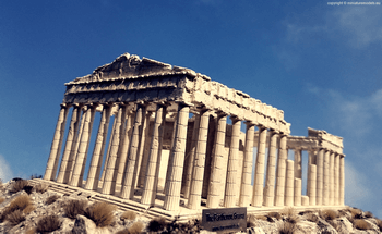 small image of the parthenon model